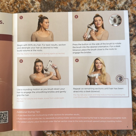 Shark Speedstyle QuickSmooth Brush attachment, New! Fits Shark SpeedStyle. - Picture 6 of 6